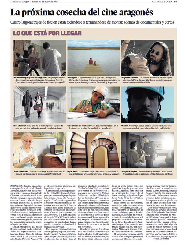 Heraldo de Aragón 20/05/2013 